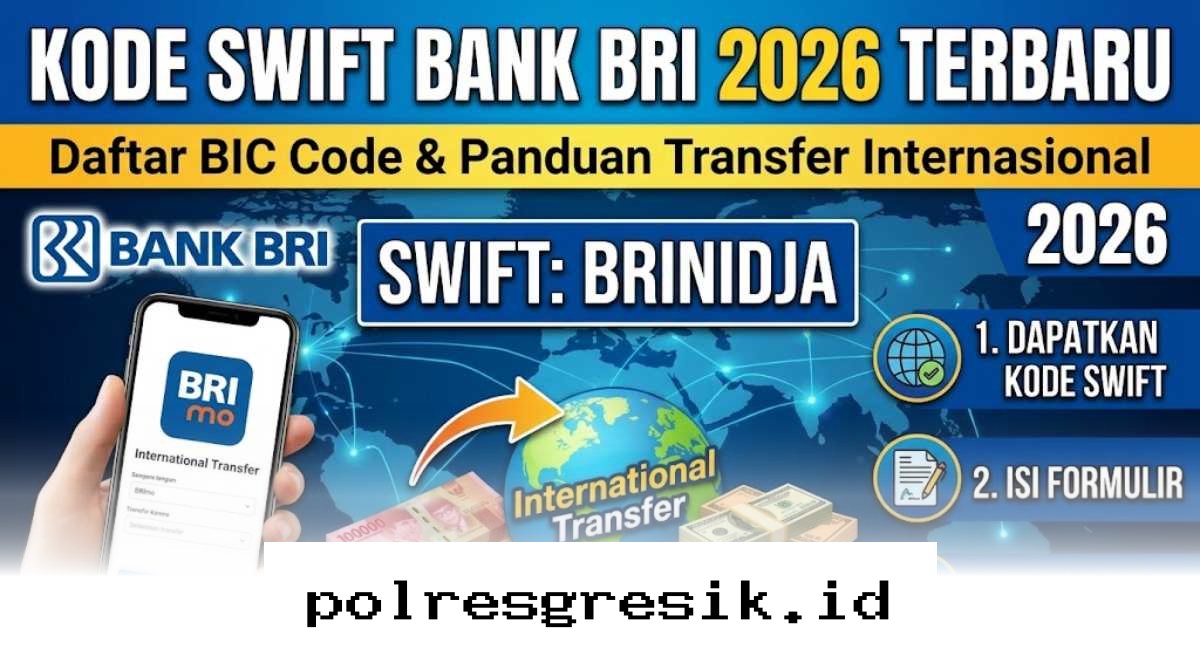 Cara Mudah Transfer Uang ke Luar Negeri Pakai Kode SWIFT BRI Terbaru 2026
