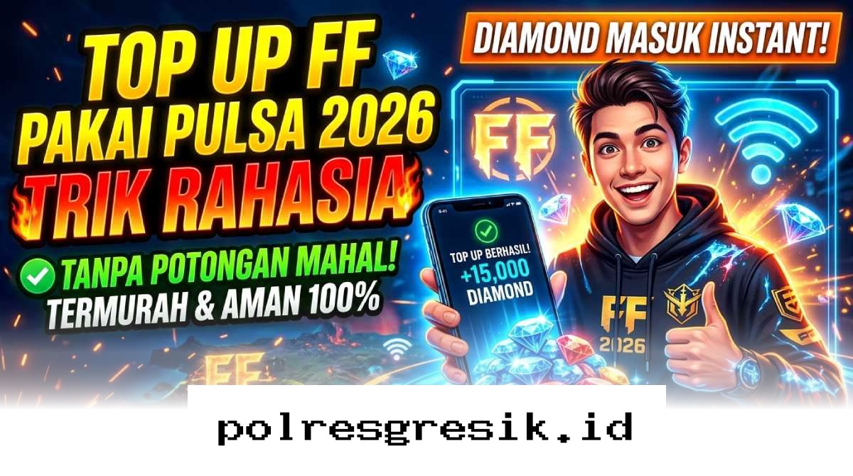 Cara Praktis Isi Diamond FF Pakai Pulsa 2026 Dijamin Cepat dan Hemat Biaya!