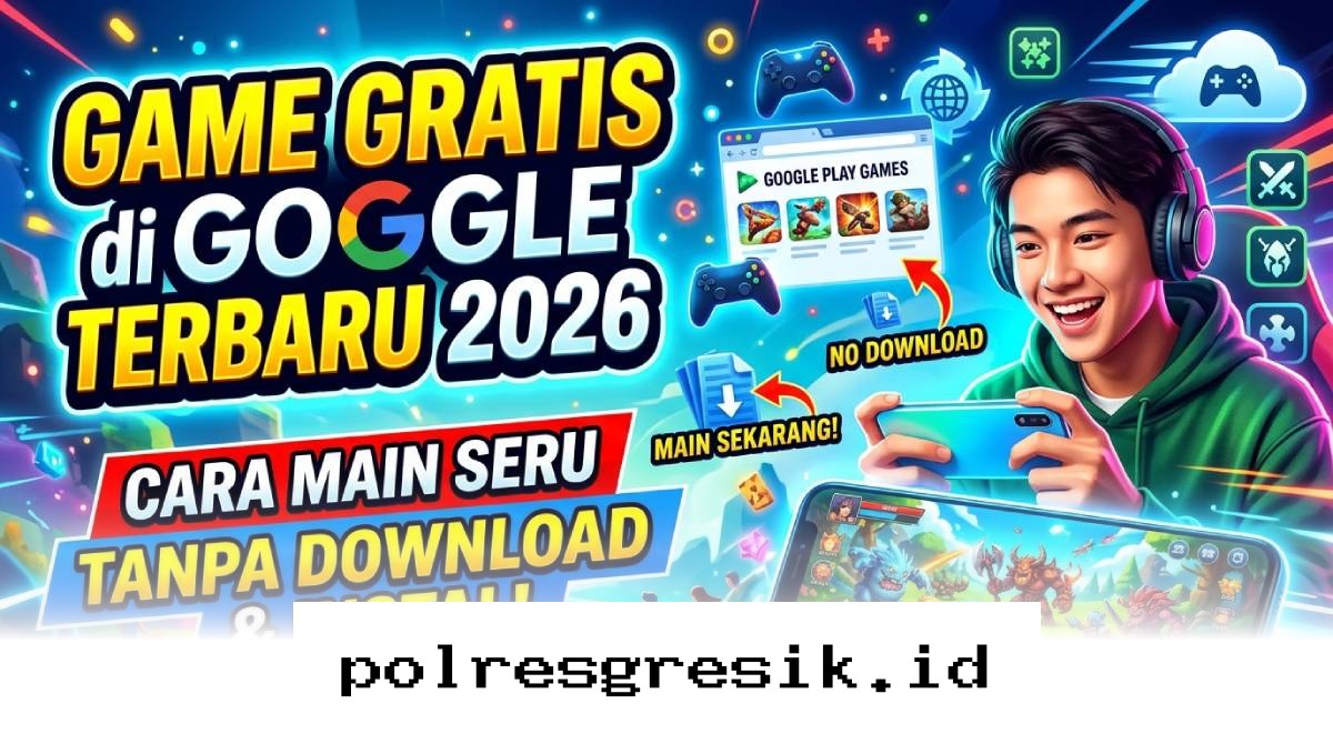 Cara Seru Main Game Gratis di Google Tanpa Perlu Repot Instal Aplikasi di 2026
