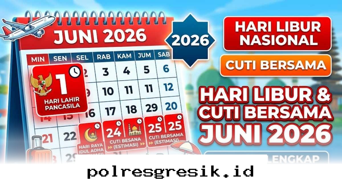 Daftar Lengkap Tanggal Merah dan Cuti Bersama Juni 2026 untuk Rencana Liburan Anda!