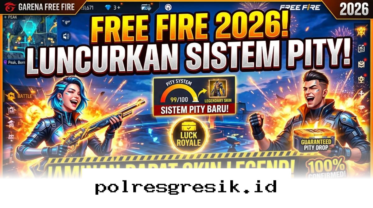Kini Saatnya Punya Skin Legend Impian Berkat Sistem Pity Terbaru di Free Fire 2026