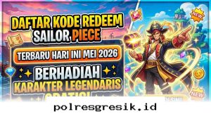 Klaim Karakter Legendaris Gratis Lewat Kode Redeem Sailor Piece Edisi Mei 2026 Sekarang Juga!