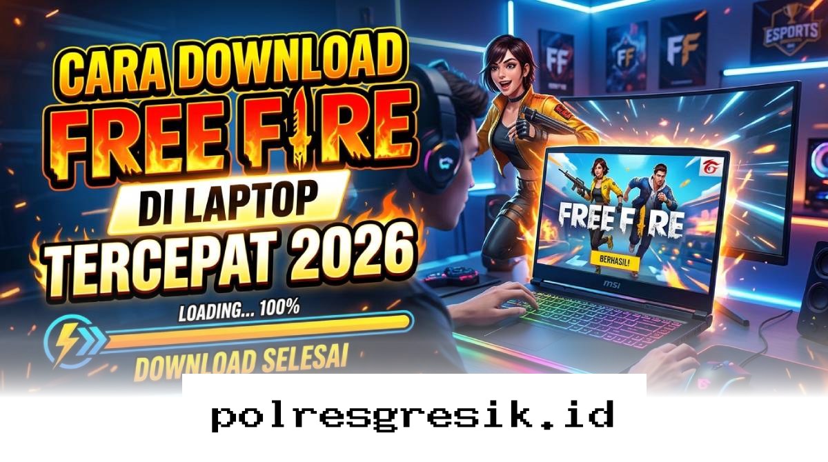 Main Free Fire di Laptop Jadi Super Lancar dengan Cara Instal Paling Cepat dan Aman Tahun 2026!