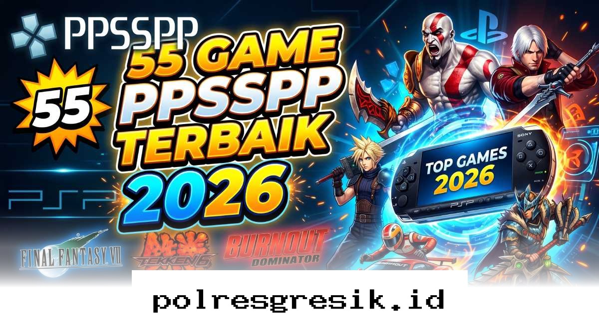 Mainkan 55 Game PSP Terpopuler 2026 dengan Kualitas Grafis Memukau di HP Android Kamu!