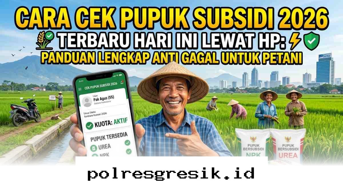 Panduan Praktis Cek Status Pupuk Subsidi 2026 Langsung dari Ponsel Anda!