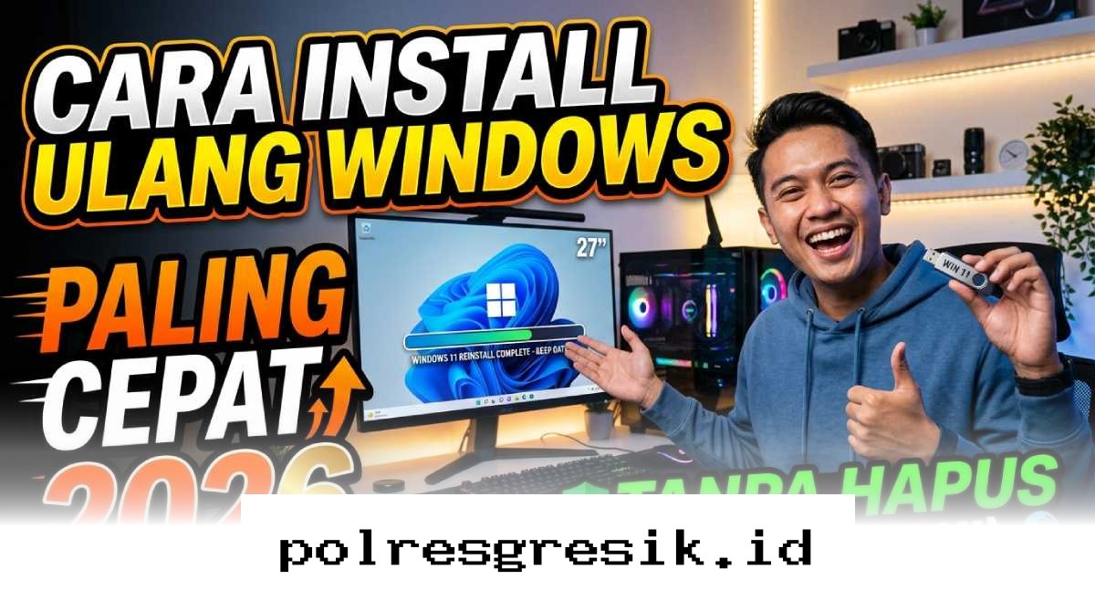 Panduan Praktis Install Ulang Windows 2026 Tanpa Khawatir Kehilangan Data Pribadi!