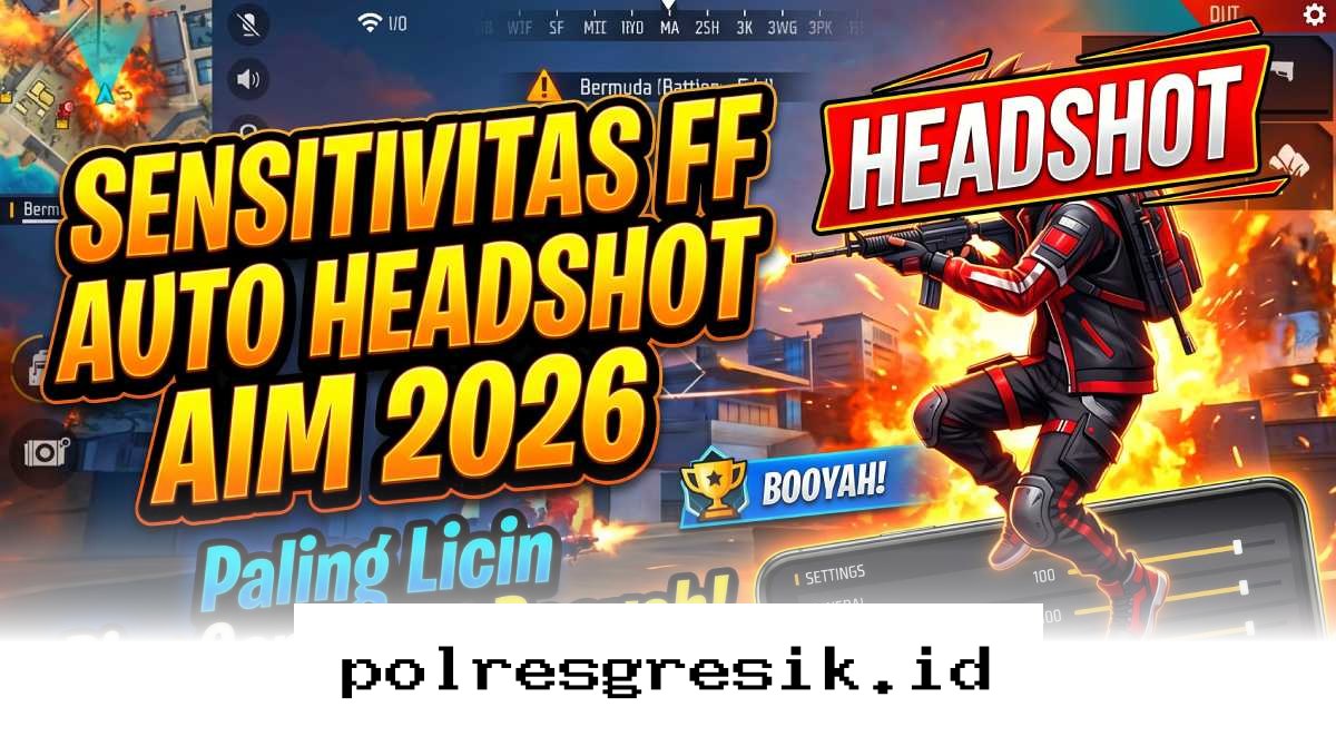 Rahasia Setting Sensitivitas FF Terbaru 2026 Agar Tembakan Selalu Headshot dan Cepat Booyah!
