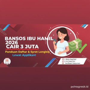 Thumbnail: Bansos Ibu Hamil 2026 Cair 3 Juta: Panduan Daftar dan Syarat Lengkap Lewat Aplikasi!