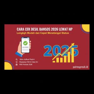 Thumbnail: Cara Cek Desil Bansos 2026 Lewat HP: Langkah Mudah dan Cepat Mengetahui Status