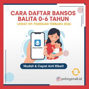 Thumbnail: Cara Daftar Bansos Balita Usia 0 hingga 6 Tahun Lewat HP: Panduan Terbaru 2026