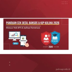 Thumbnail: Panduan Cek Desil Bansos dan KIP Kuliah 2026 Melalui Web BPS dan Aplikasi Kemensos
